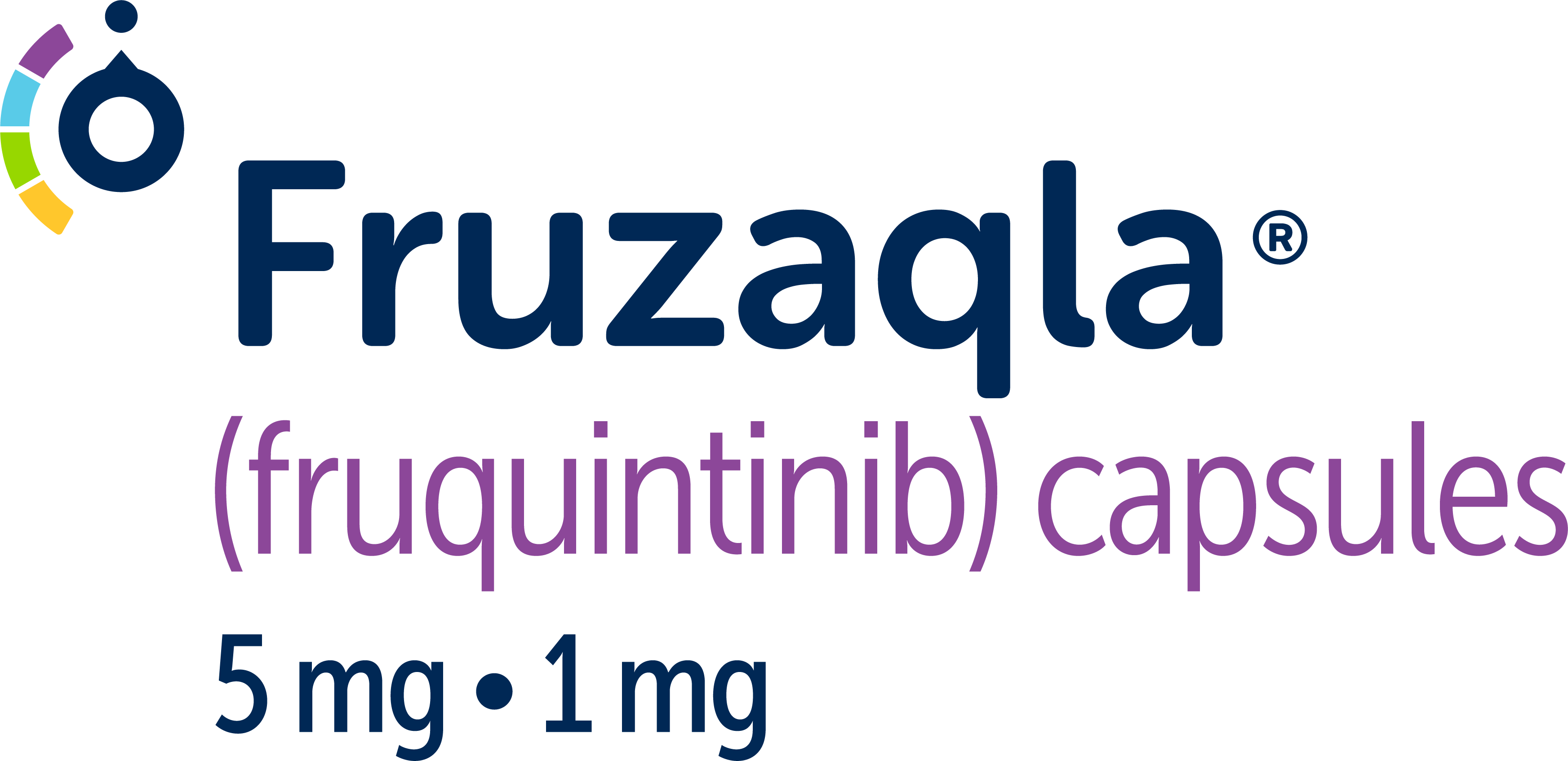 FRUZAQLA® (fruquintinib) logo.